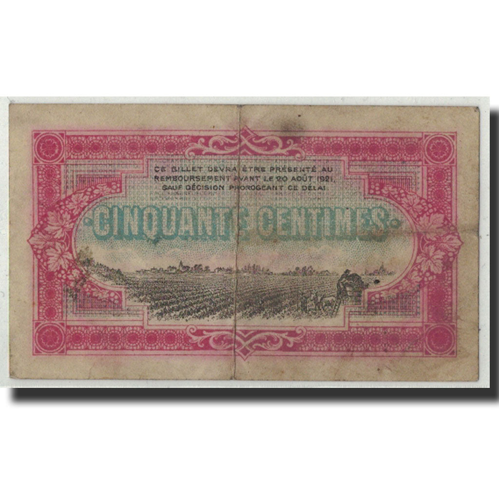 France, Cognac, 50 Centimes, 1916, TB+, Pirot:49-3
