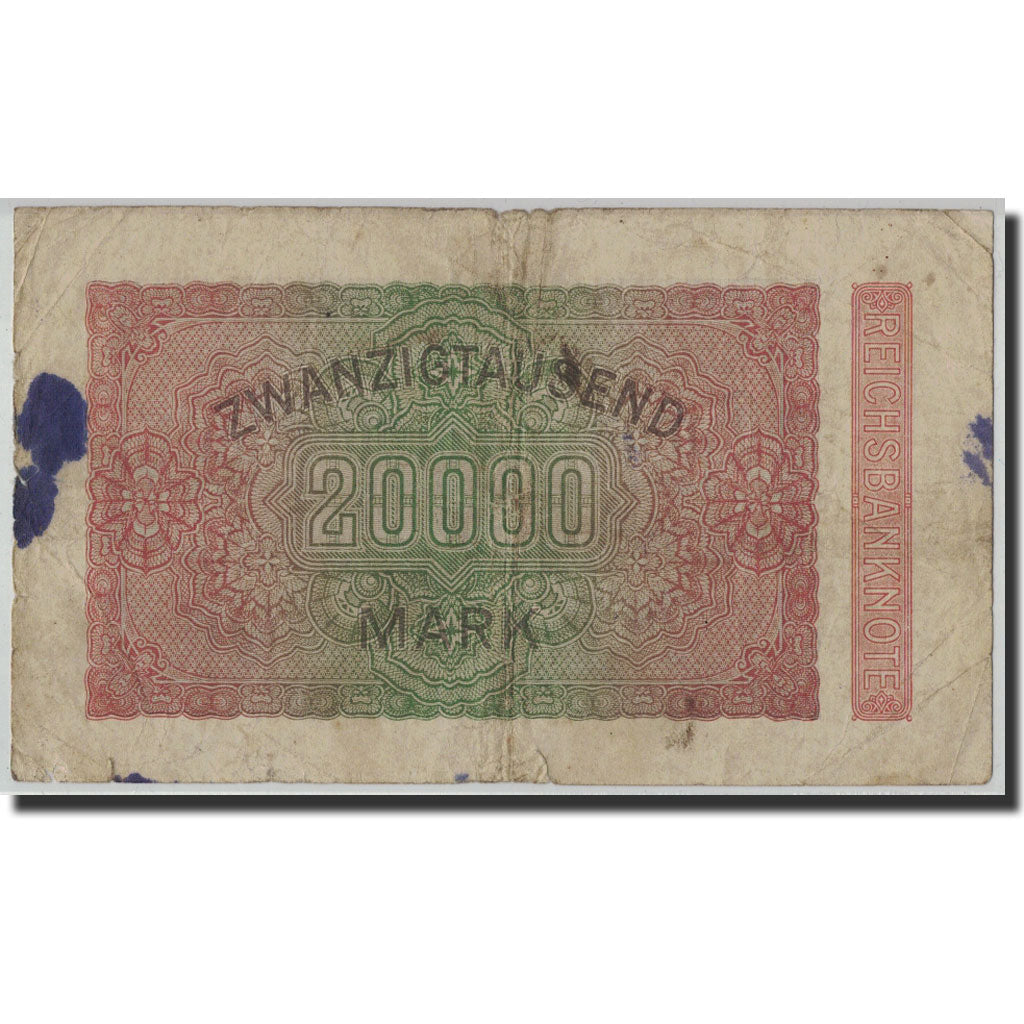 Banknote, Germany, 20,000 Mark, 1923, 1923-02-20, KM:85b, VG(8-10)