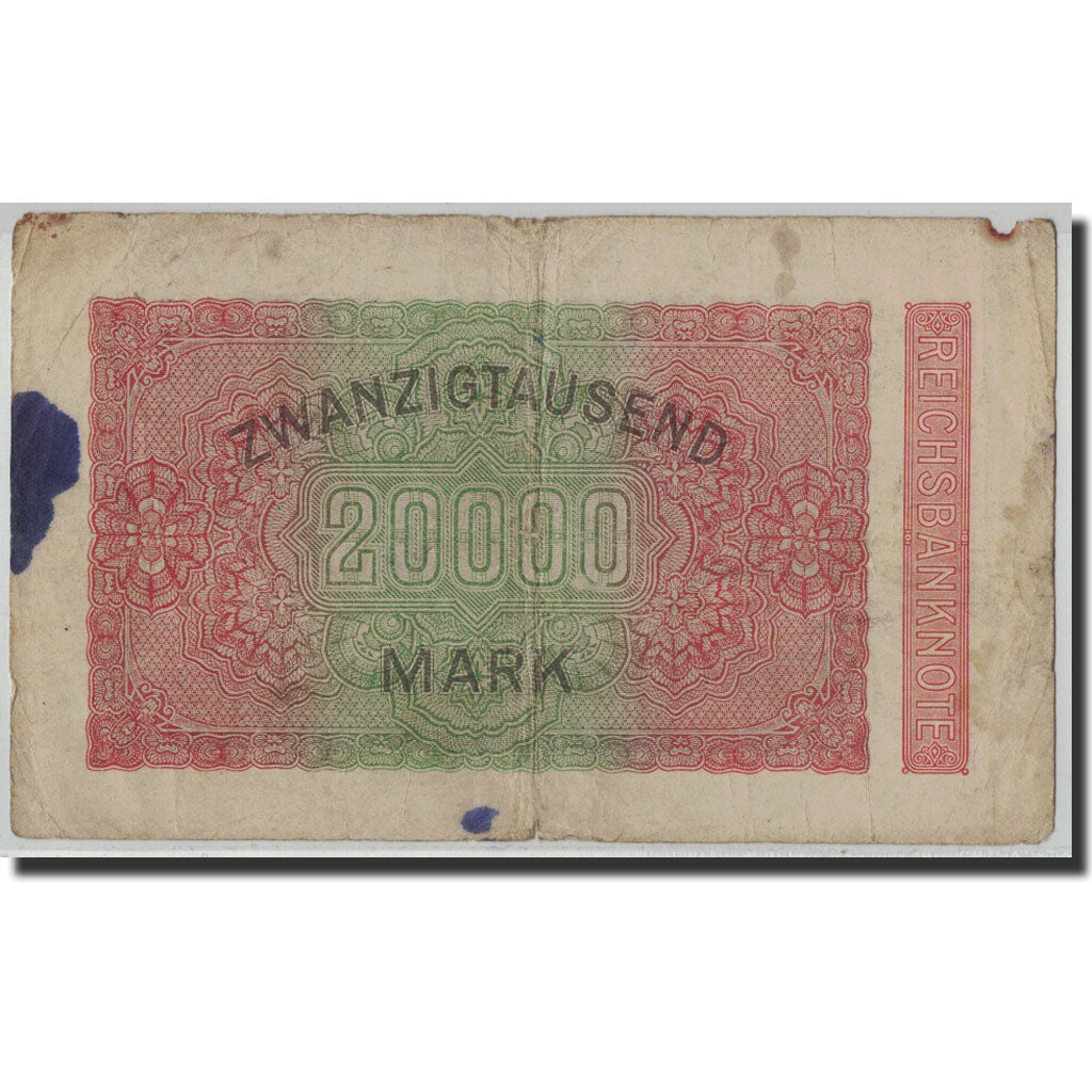 Banknote, Germany, 20,000 Mark, 1923, 1923-02-20, KM:85a, VG(8-10)