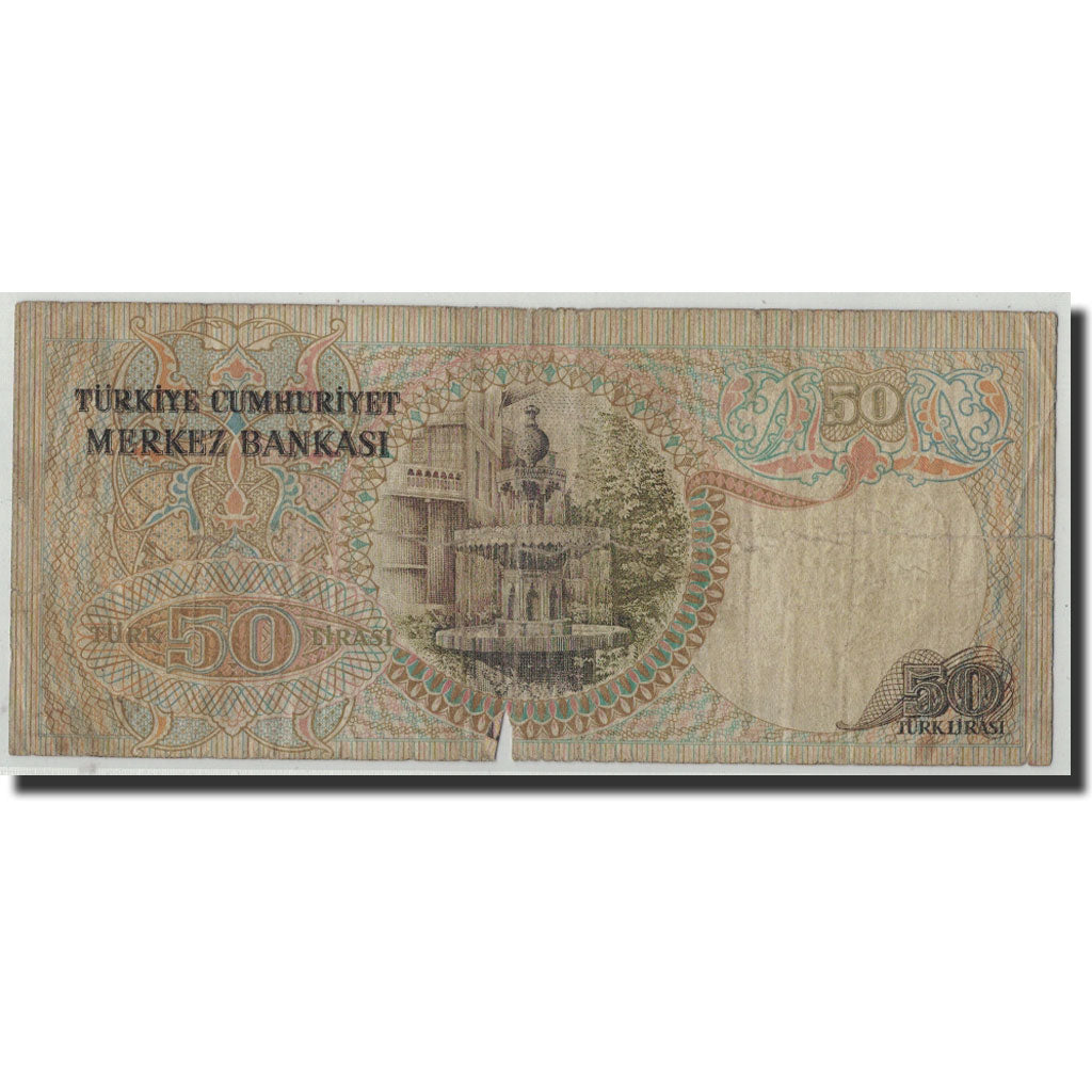 Billet, Turquie, 50 Lira, 1970, 1970-01-14, KM:188, B