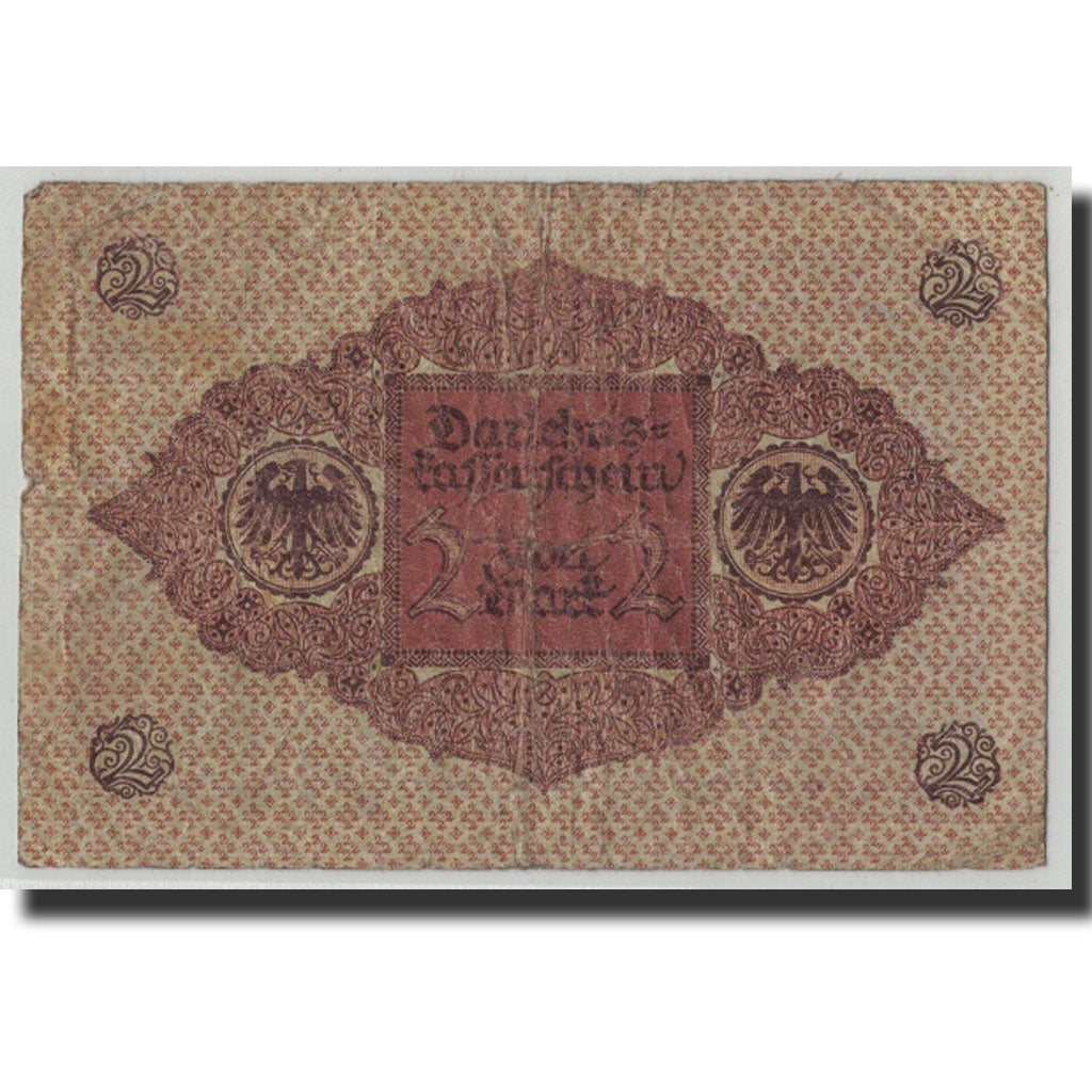 Geldschein, Deutschland, 2 Mark, 1920, 1920-03-01, KM:60, SGE
