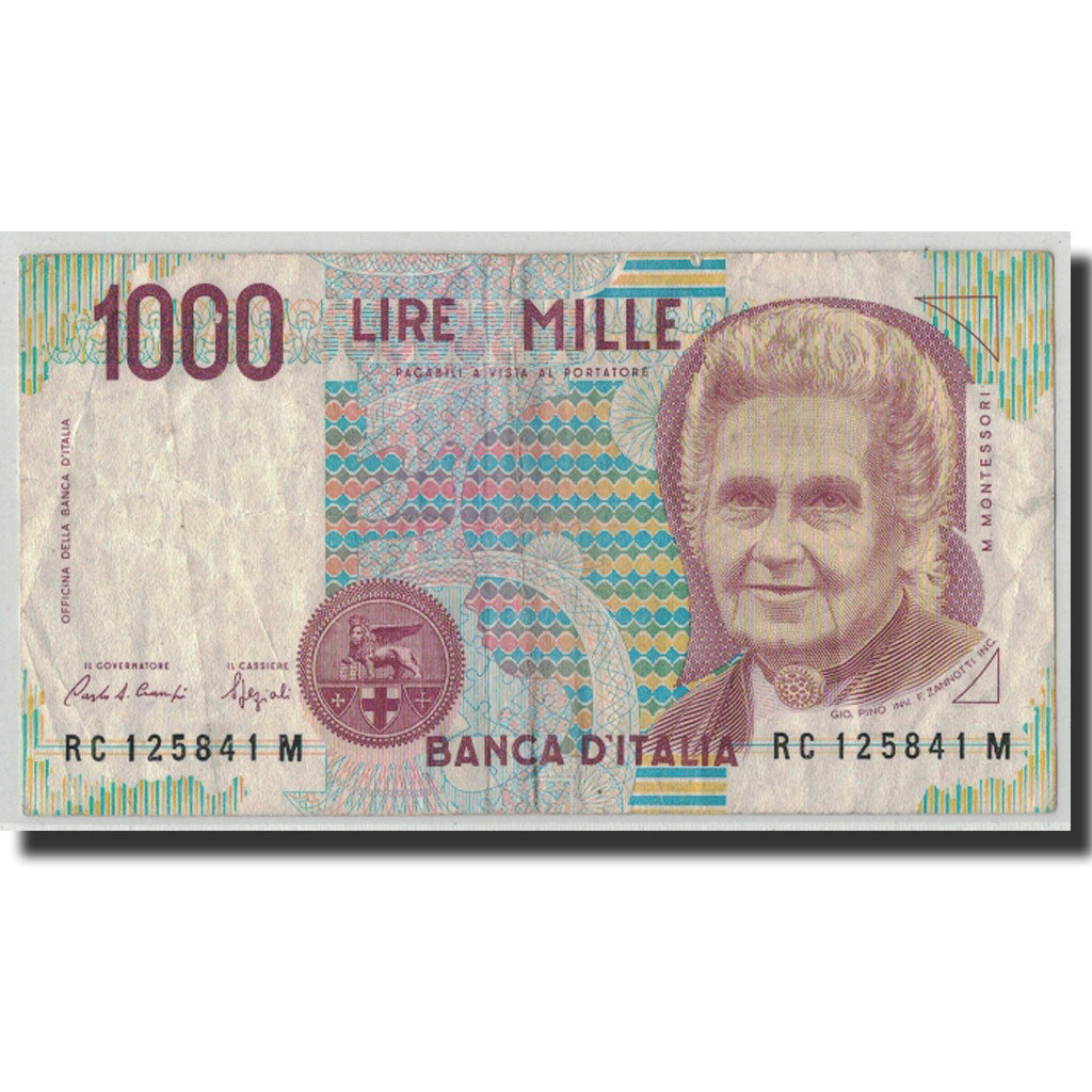Banknote, Italy, 1000 Lire, 1990, 1990-10-03, KM:114a, F(12-15)