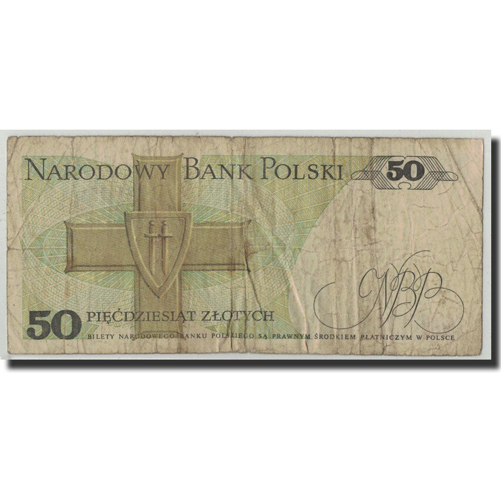 Banknote, Poland, 50 Zlotych, 1988, 1988-12-01, KM:142c, VG(8-10)
