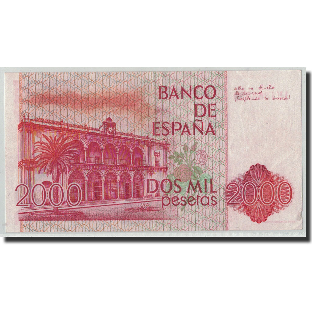Banknote, Spain, 2000 Pesetas, 1980, 1980-07-22, KM:159, AU(50-53)