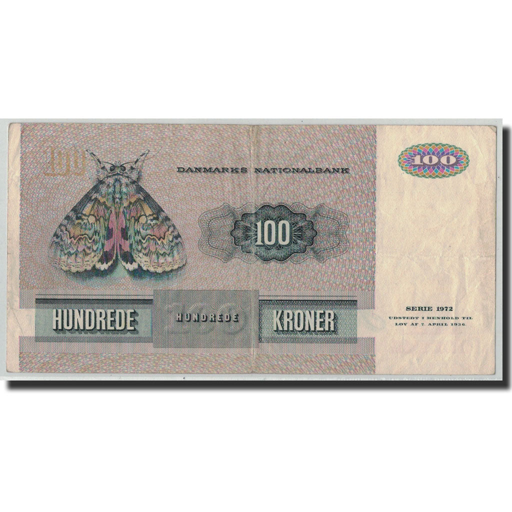 Billete, 100 Kroner, 1981, Dinamarca, KM:51h, BC