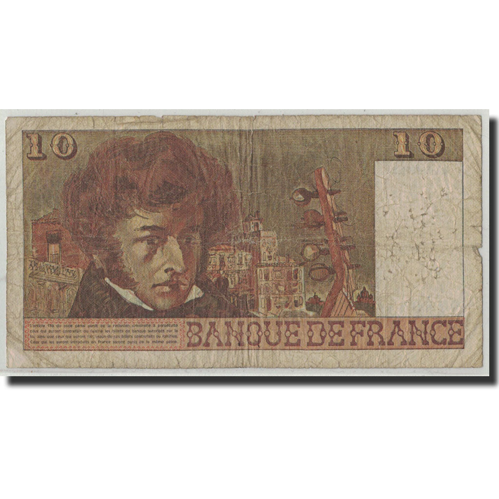 Francia, 10 Francs, 10 F 1972-1978 ''Berlioz'', 1976, 1976-03-04, RC