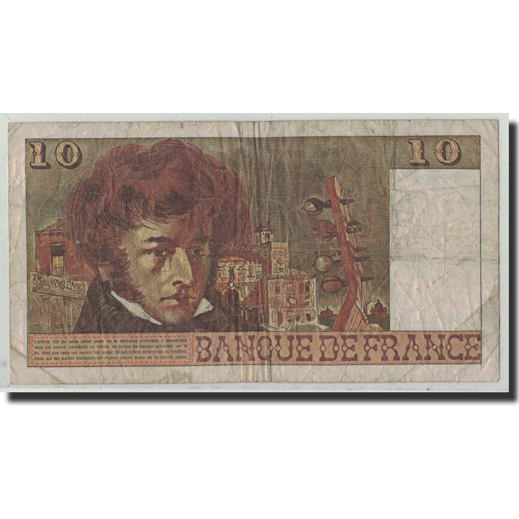 Francia, 10 Francs, 10 F 1972-1978 ''Berlioz'', 1976, 1976-07-01, RC