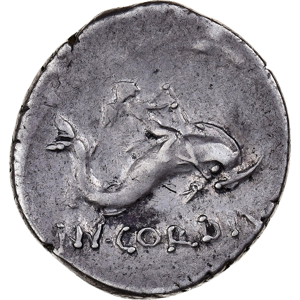 Cordia, Denarius, 46 BC, Rome, Silver, AU(50-53), Crawford:463/3
