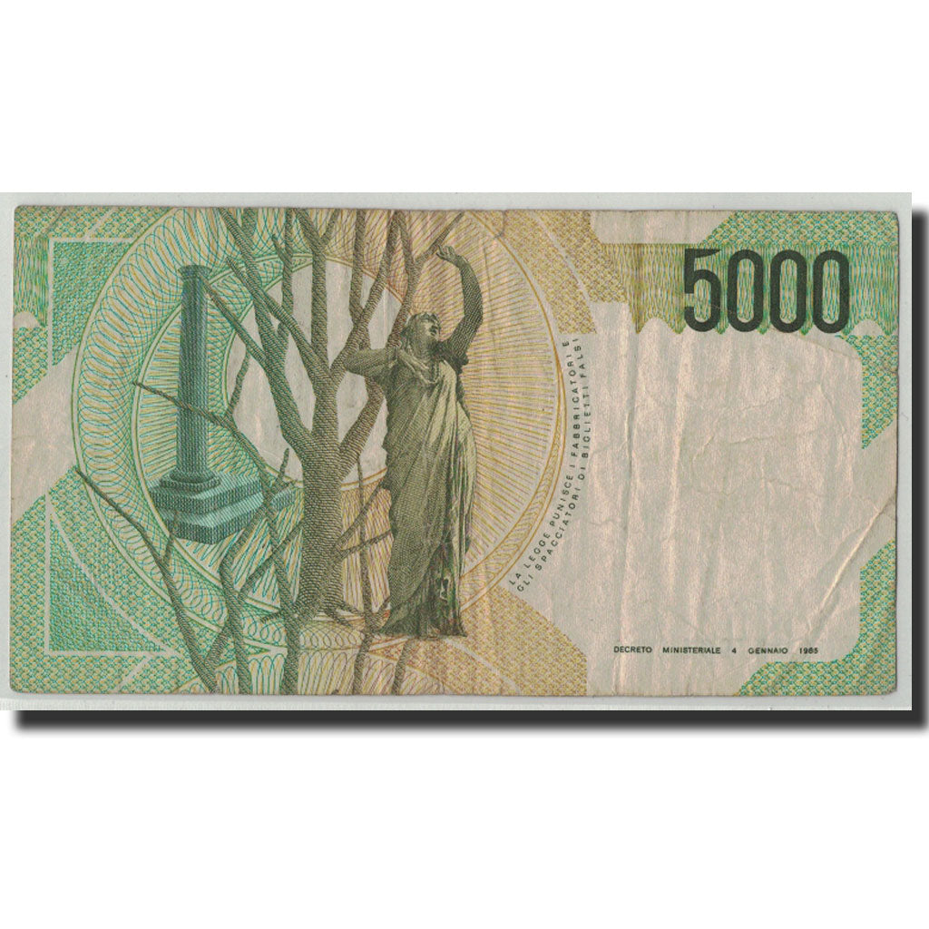 Banconote, Italia, 5000 Lire, 1985, KM:111c, 1985-01-04, B