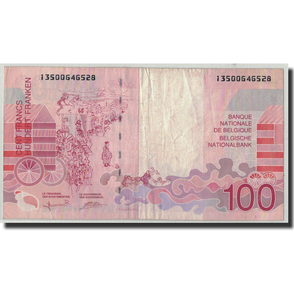 Banknote, Belgium, 100 Francs, Undated (1995-2001), KM:147, VF(20-25)