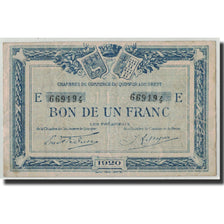 Frankreich, Quimper et Brest, 1 Franc, 1920, S, Pirot:104-17