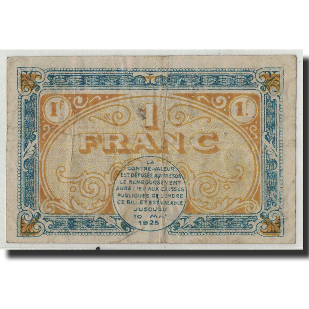 France, Chateauroux, 1 Franc, 1920, F(12-15), Pirot:46-23
