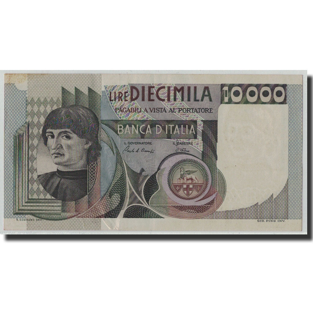 Billet, Italie, 10,000 Lire, 1982, 1982-11-03, KM:106b, TTB+