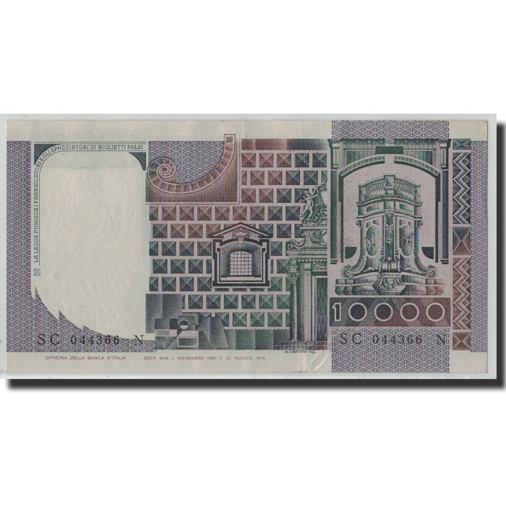 Billet, Italie, 10,000 Lire, 1982, 1982-11-03, KM:106b, TTB+