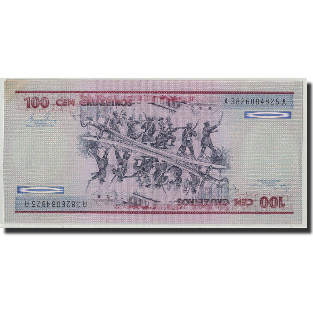 Billet, Brésil, 100 Cruzeiros, undated (1981), KM:198a, TTB+