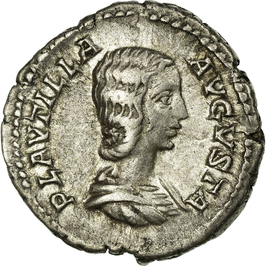 Plautilla, Denarius, Rome, Silber, SS+
