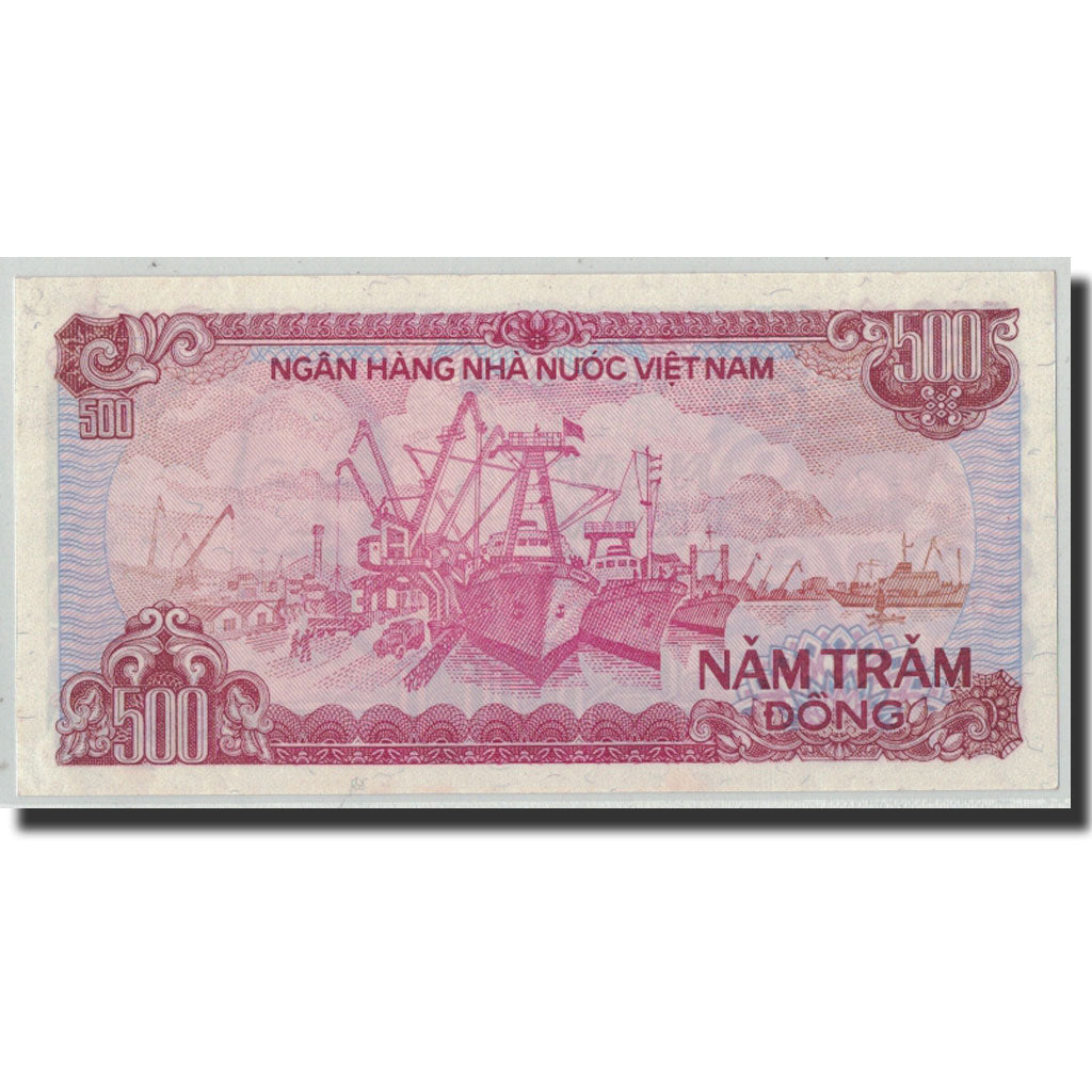 Banknot, Wietnam, 500 D<ox>ng, 1988, KM:101b, UNC(65-70)