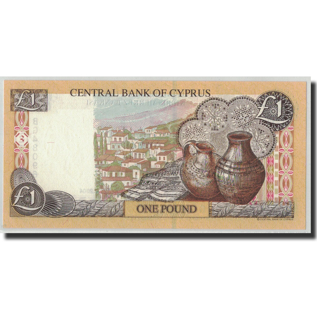 Banknot, Cypr, 1 Pound, 2004, 2004-04-01, KM:60d, UNC(63)