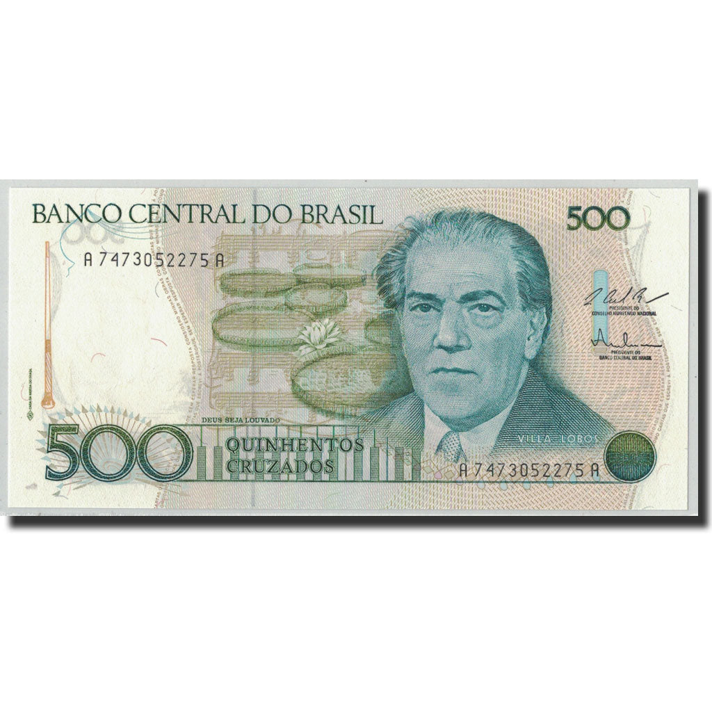 Billet, Brésil, 500 Cruzados, Undated (1986), KM:212c, NEUF