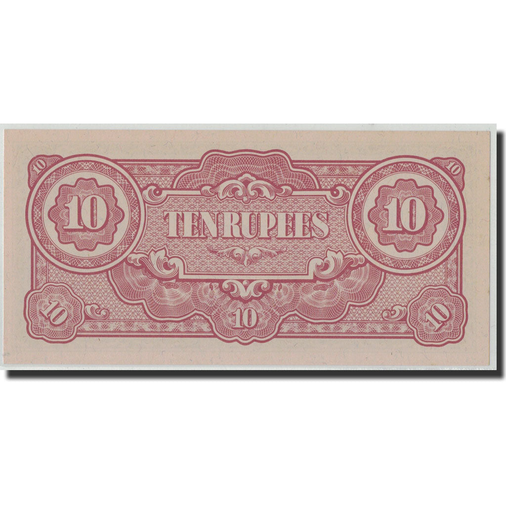 Billet, Birmanie, 10 Rupees, Undated (1942-44), KM:16b, NEUF