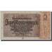 Banknote, Germany, 2 Rentenmark, 1937, 1937-01-30, KM:174b, VF(20-25)