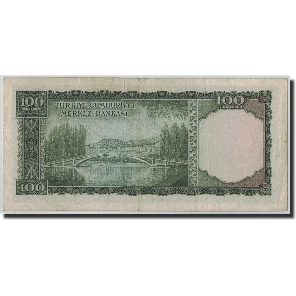 Banknote, Turkey, 100 Lira, L.1930, 1964.10.01, KM:177a, VF(20-25)
