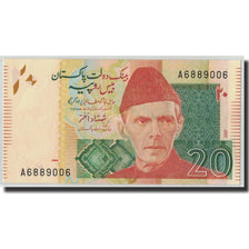 Banconote, Pakistan, 20 Rupees, 2007, KM:46c, FDS
