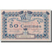 Francia, Rennes et Saint-Malo, 50 Centimes, 1915, SPL, Pirot:105-1