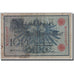 Geldschein, Deutschland, 100 Mark, 1908, 1908-02-07, KM:33a, SGE+