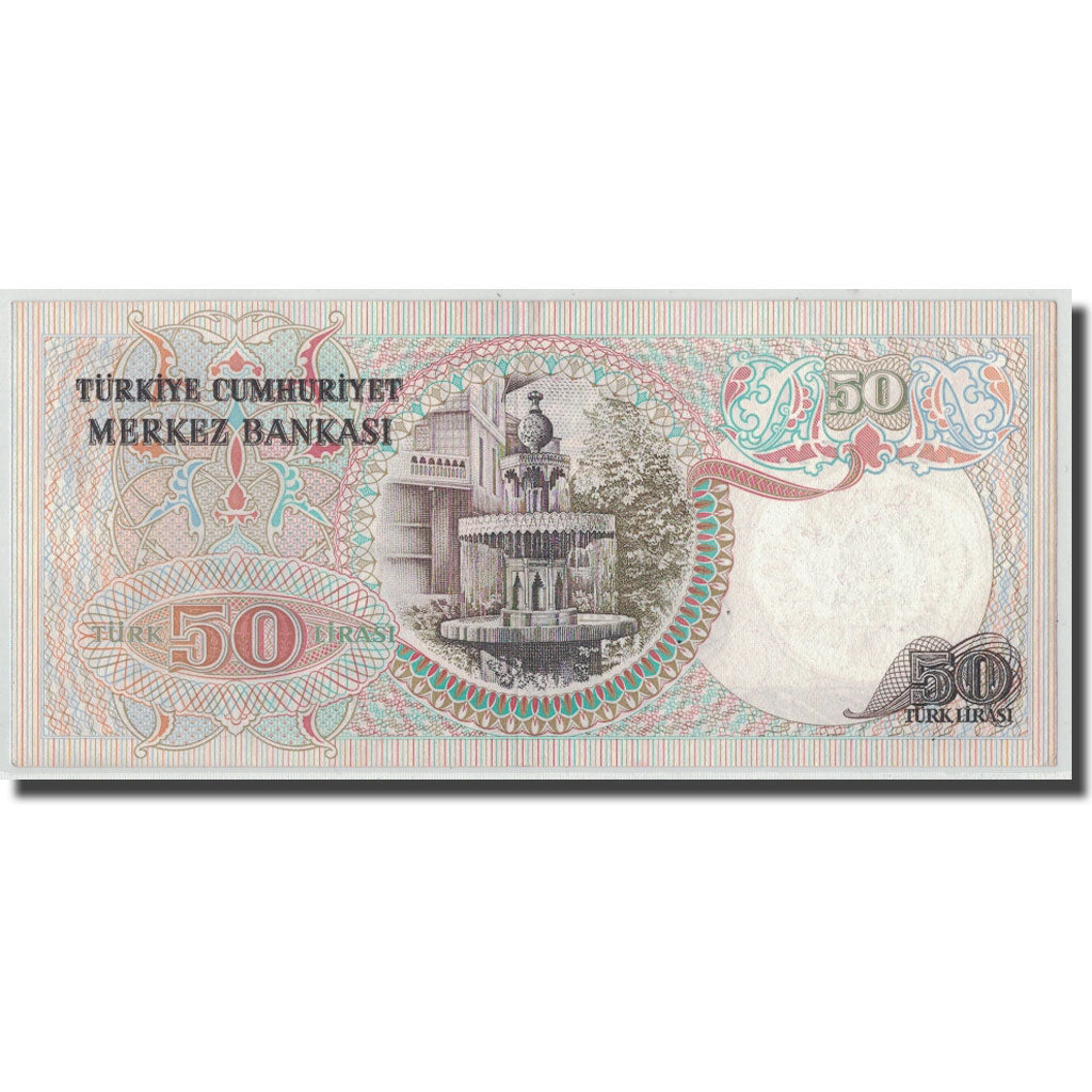 Banknote, Turkey, 50 Lira, L.1970, KM:188, UNC(63)