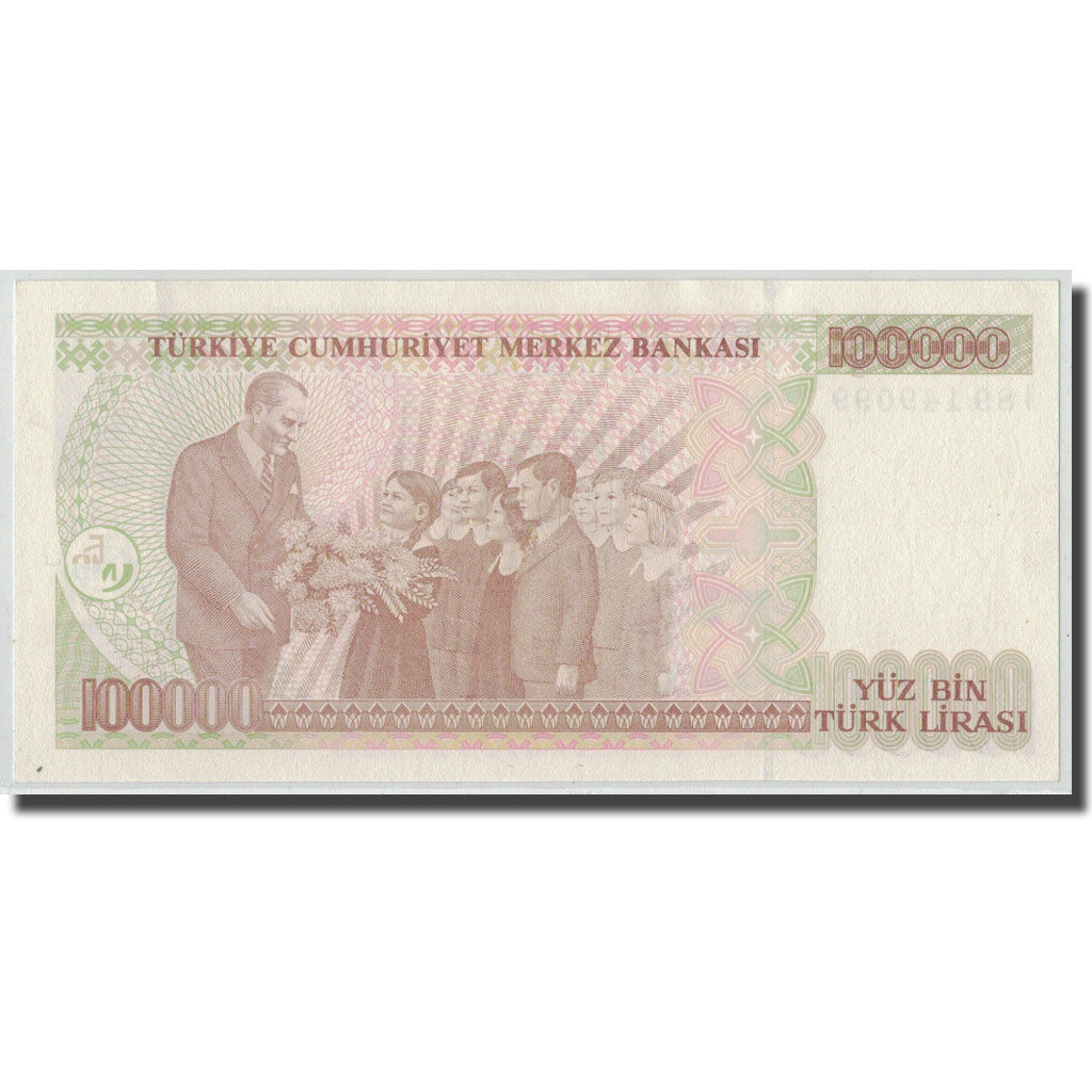Banknote, Turkey, 100,000 Lira, L.1970, KM:206, UNC(63)