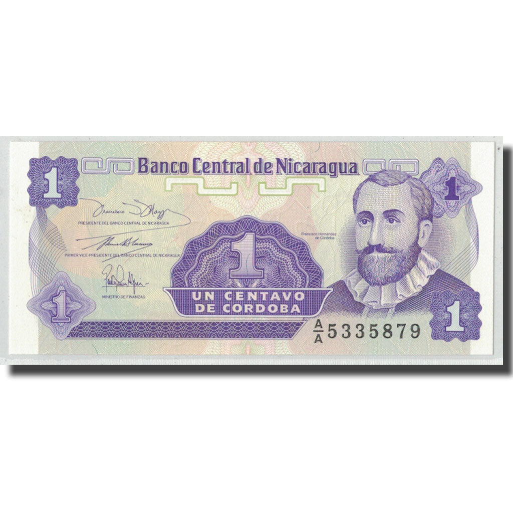 Biljet, Nicaragua, 1 Centavo, KM:167, NIEUW