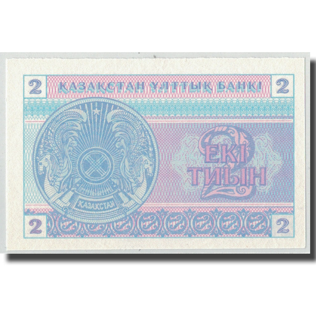 Geldschein, Kasachstan, 2 Tyin, 1993, KM:2b, UNZ-