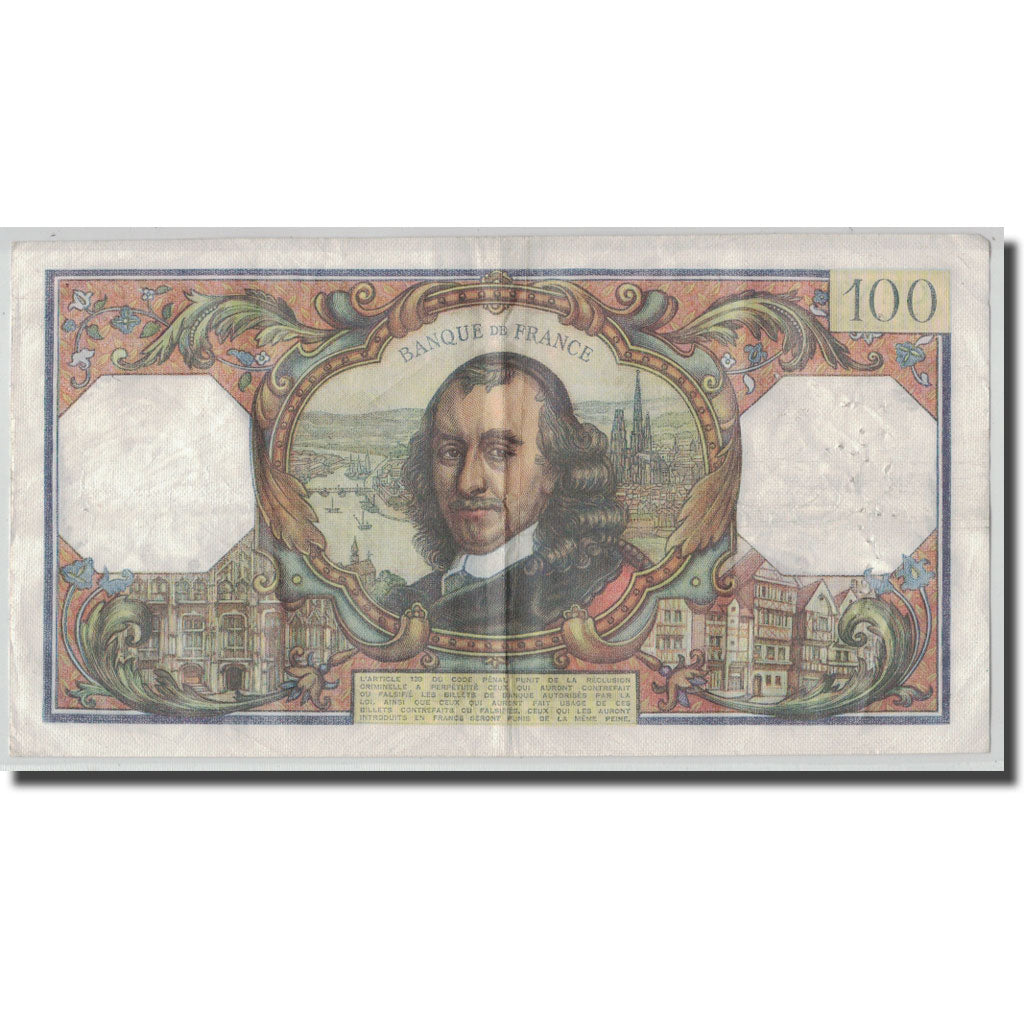 Francia, 100 Francs Corneille, 1975-11-06, MB, Fayette:65.50, KM:149e
