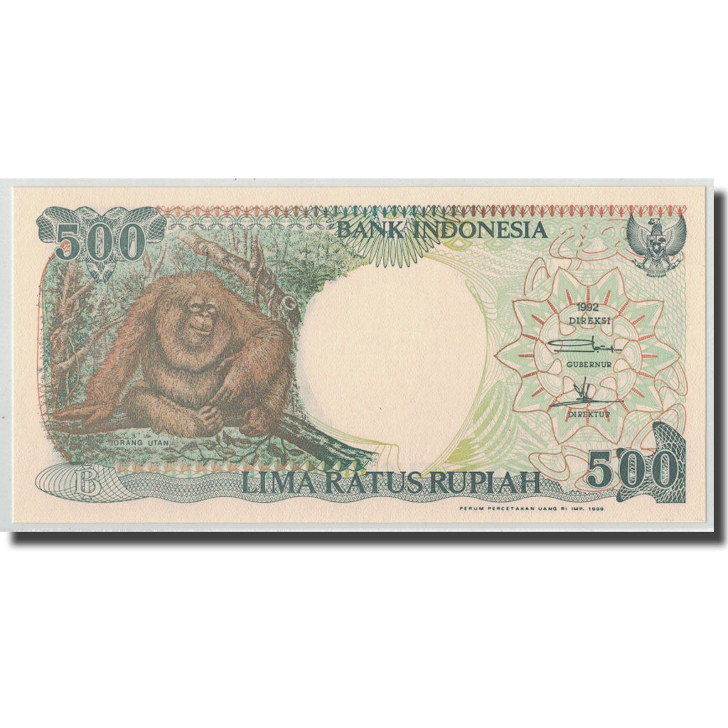 Banknote, Indonesia, 500 Rupiah, 1999, KM:128h, UNC(65-70)