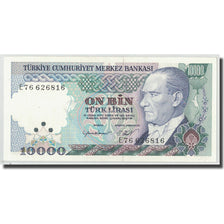 Banknote, Turkey, 10,000 Lira, L.1970, 1970-01-14, KM:199, UNC(65-70)