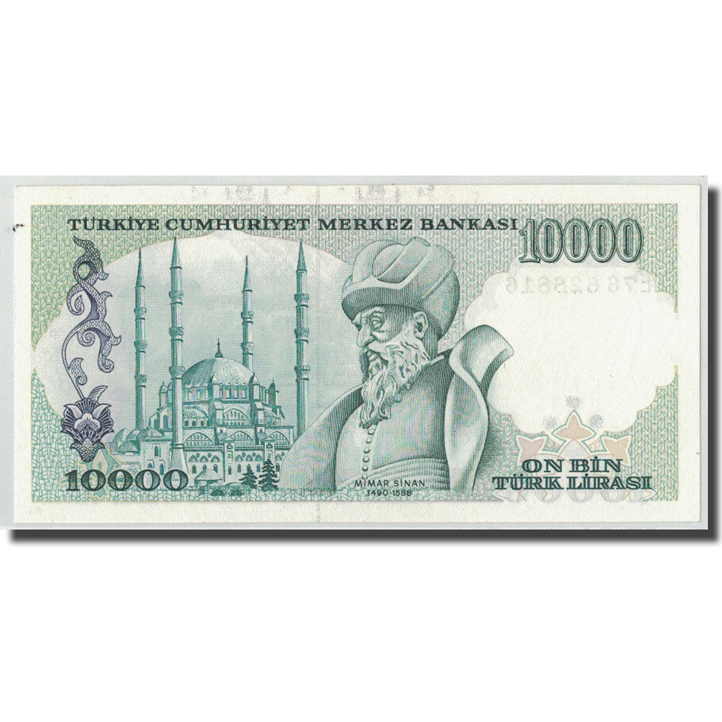 Banknote, Turkey, 10,000 Lira, L.1970, 1970-01-14, KM:199, UNC(65-70)