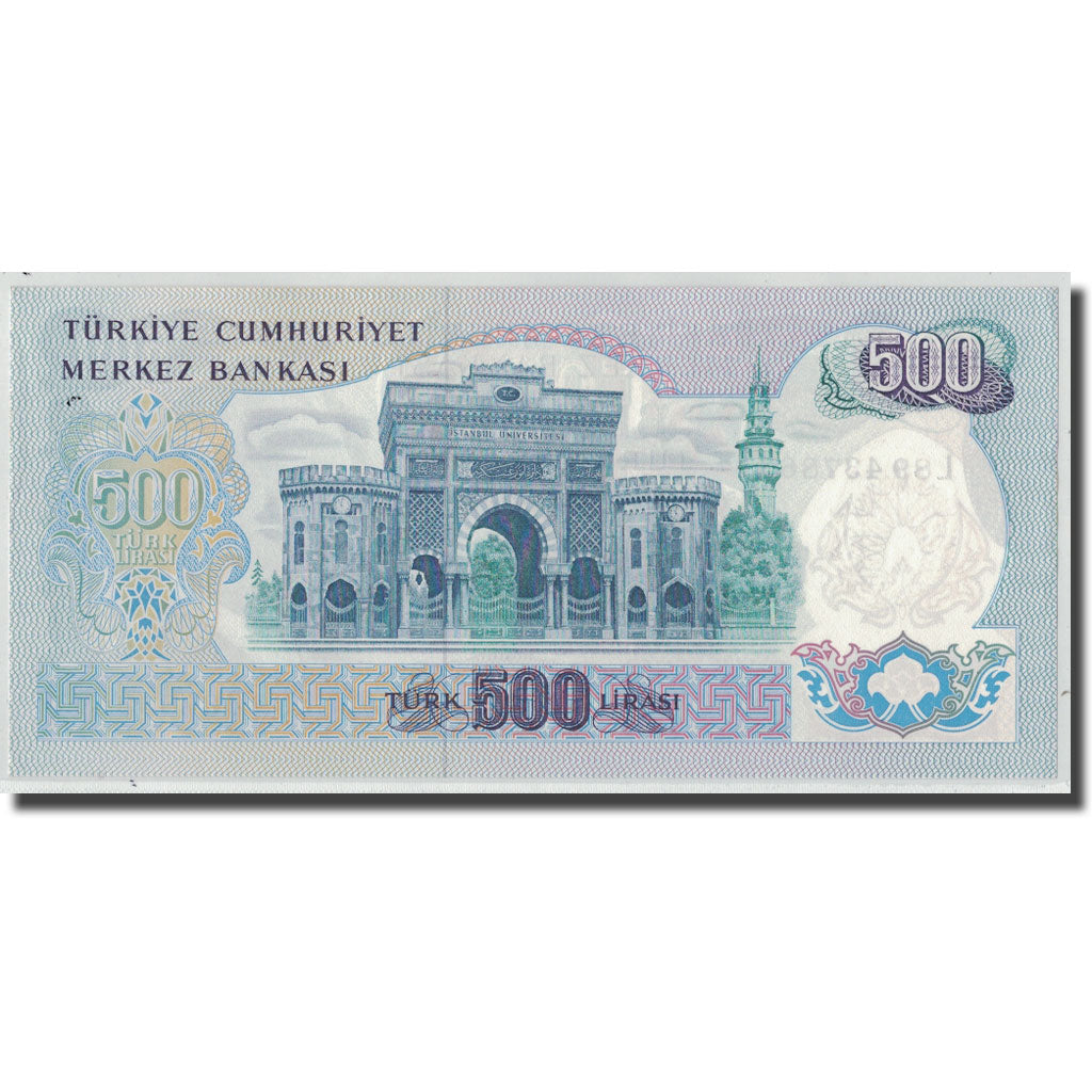 Billete, 500 Lira, L.1970, Turquía, 1970-01-14, KM:190, UNC