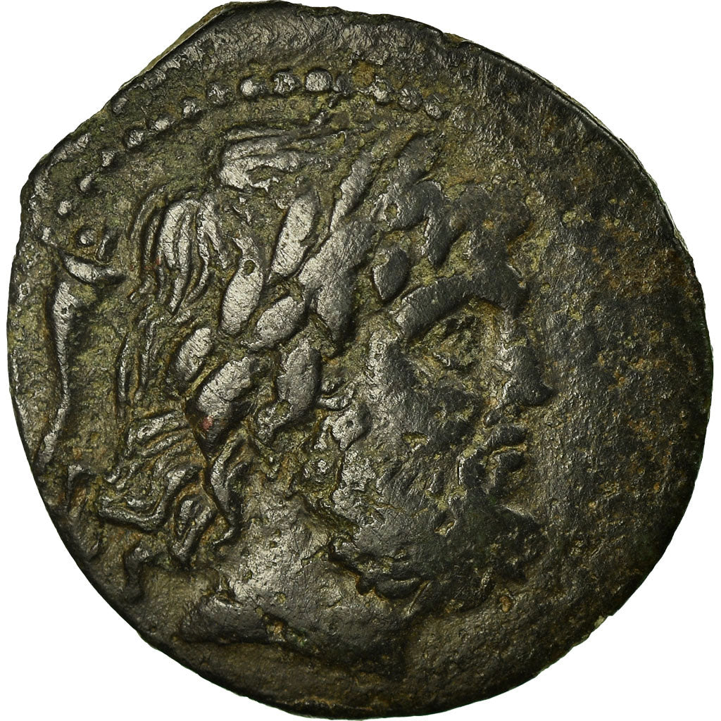 Sicile, Zeus, Bronze Æ, Bronze, TB+