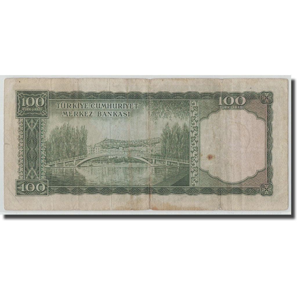 Banconote, Turchia, 100 Lira, L.1930, 1964.10.01, KM:177a, MB