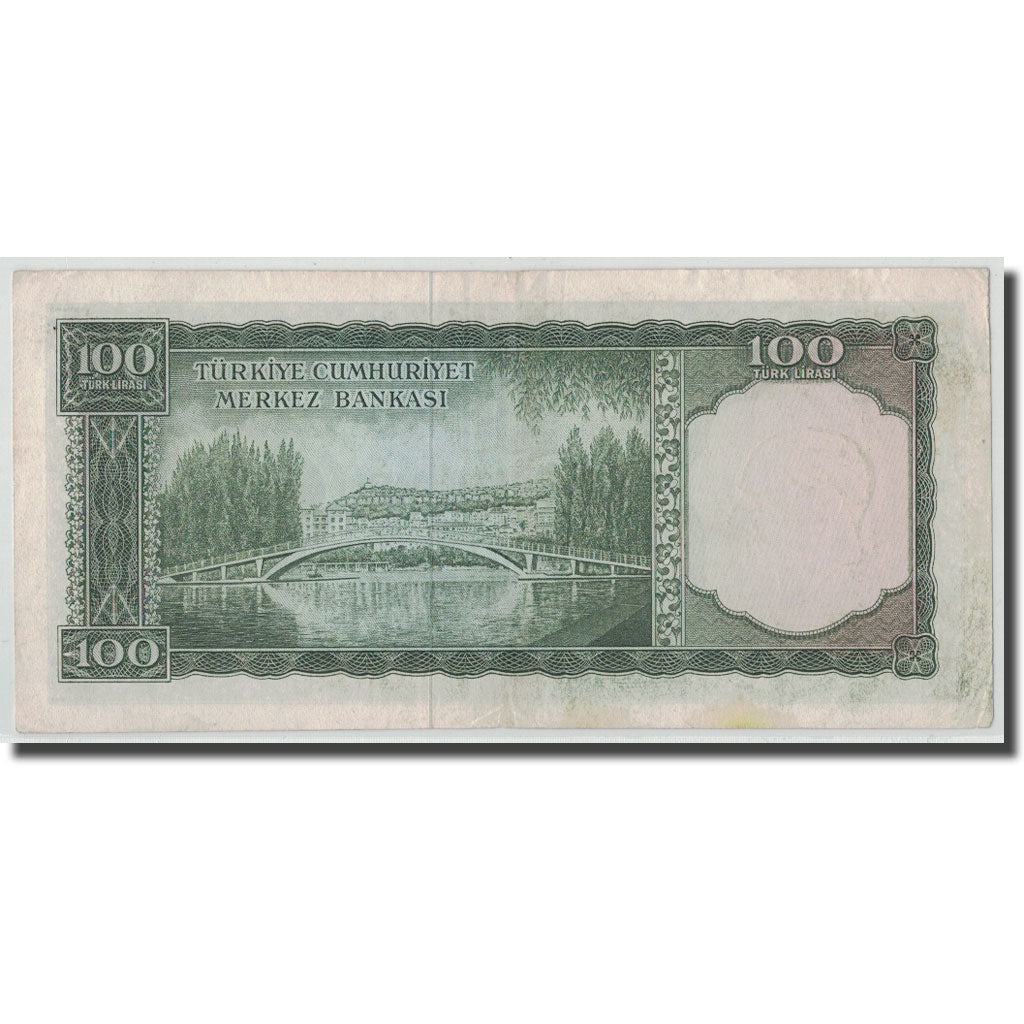 Geldschein, Türkei, 100 Lira, L.1930, 1964.10.01, KM:177a, SS+