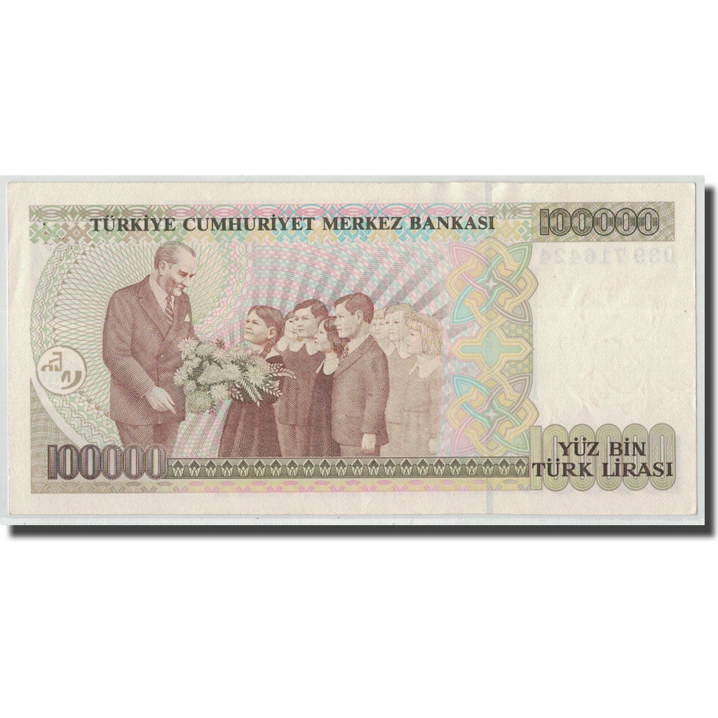 Banconote, Turchia, 100,000 Lira, L.1970, 1970-01-14, KM:205, SPL