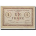France, Amiens, 1 Franc, 1920, EF(40-45), Pirot:7-51