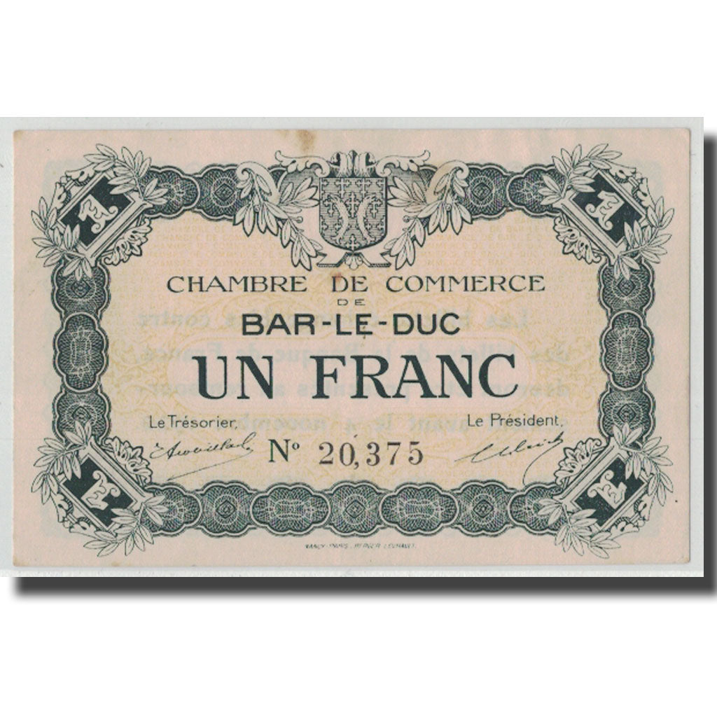 Frankreich, Bar-le-Duc, 1 Franc, VZ, Pirot:19-3