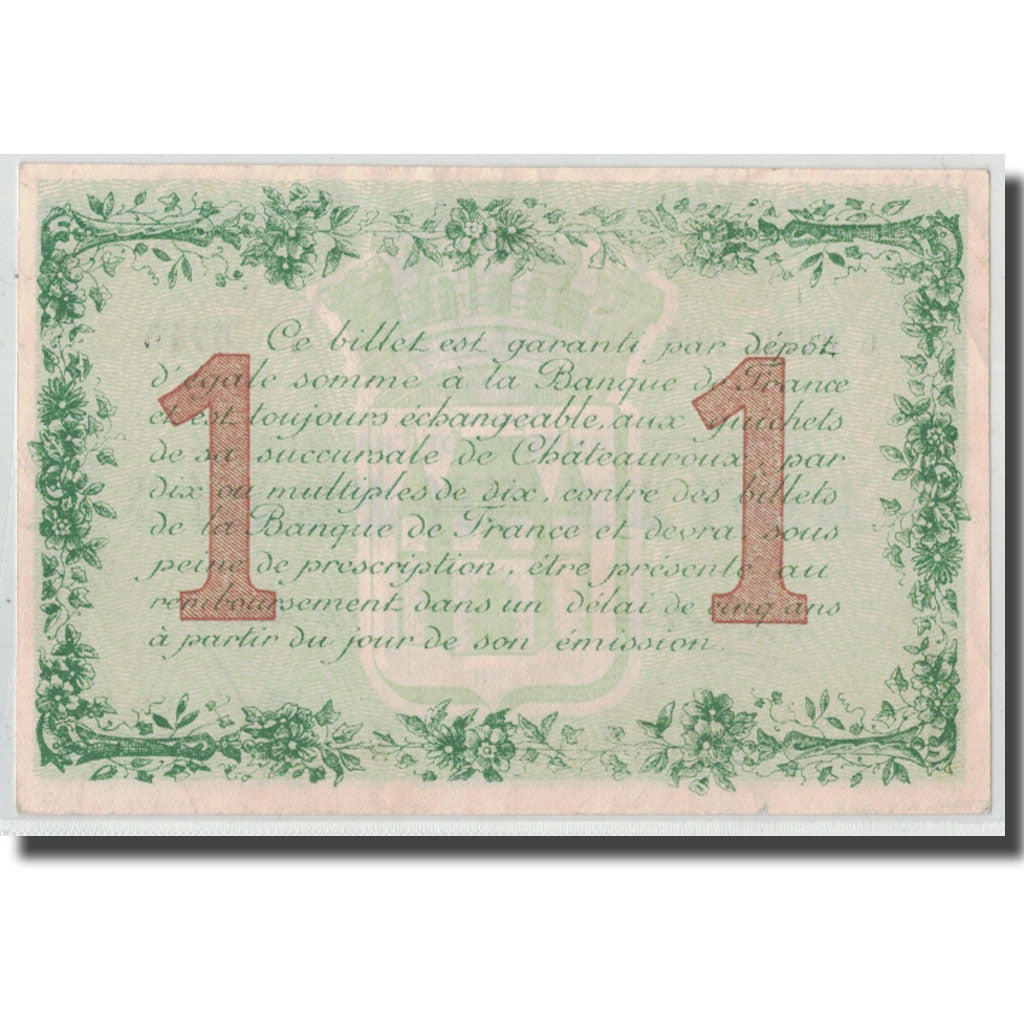 Frankrijk, Chateauroux, 1 Franc, 1915, SPL, Pirot:46-2