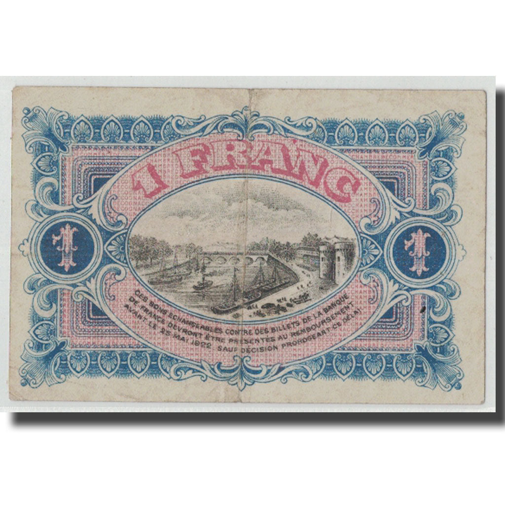 Francja, Cognac, 1 Franc, 1917, VF(30-35), Pirot:49-7