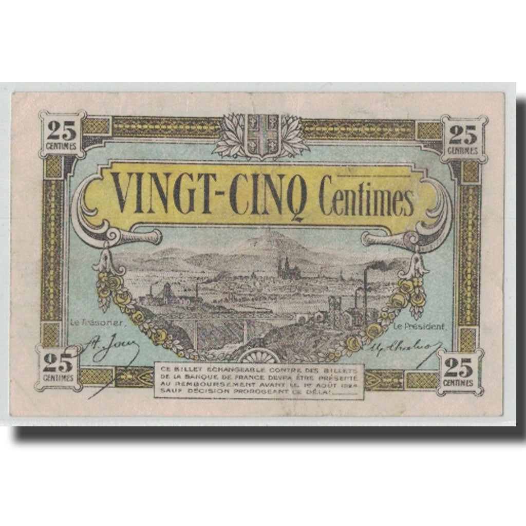 France, Région centre, 25 Centimes, EF(40-45), Pirot:40-1