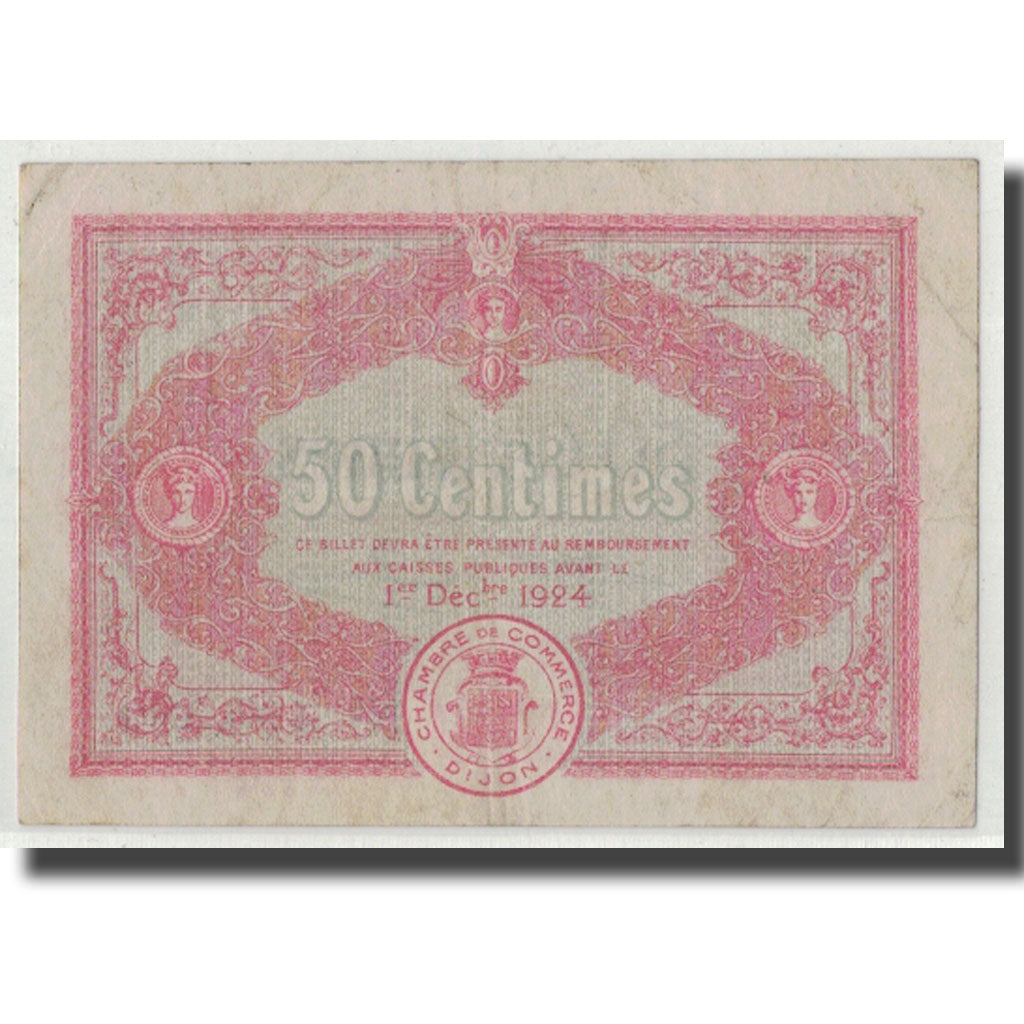 Frankreich, Dijon, 50 Centimes, 1919, SS, Pirot:53-17