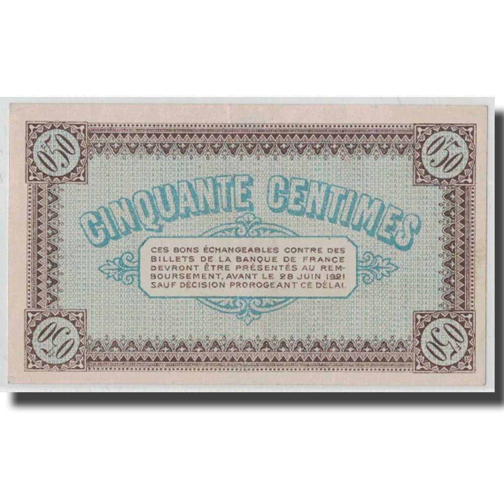 Frankreich, Châlon-sur-Saône, 50 Centimes, 1916, UNZ, Pirot:42-1