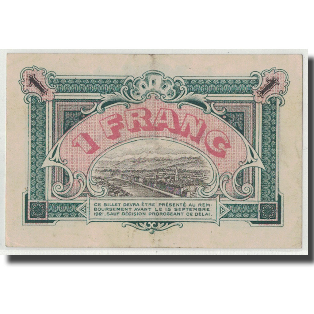 Frankreich, Grenoble, 1 Franc, 1916, VZ, Pirot:63-6